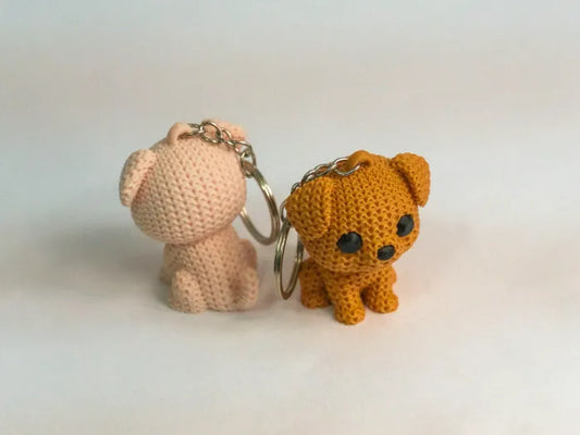Örgü Desenli Kedi Anahtarlık
