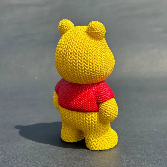 Örgü Desenli Winnie the Pooh Figür
