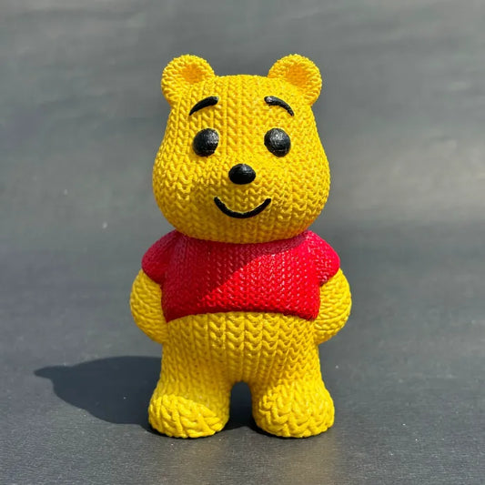 Örgü Desenli Winnie the Pooh Figür